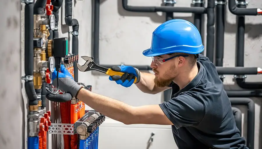 plumber-fixing-commercial-plumbing-issues-magnolia-plumbingco